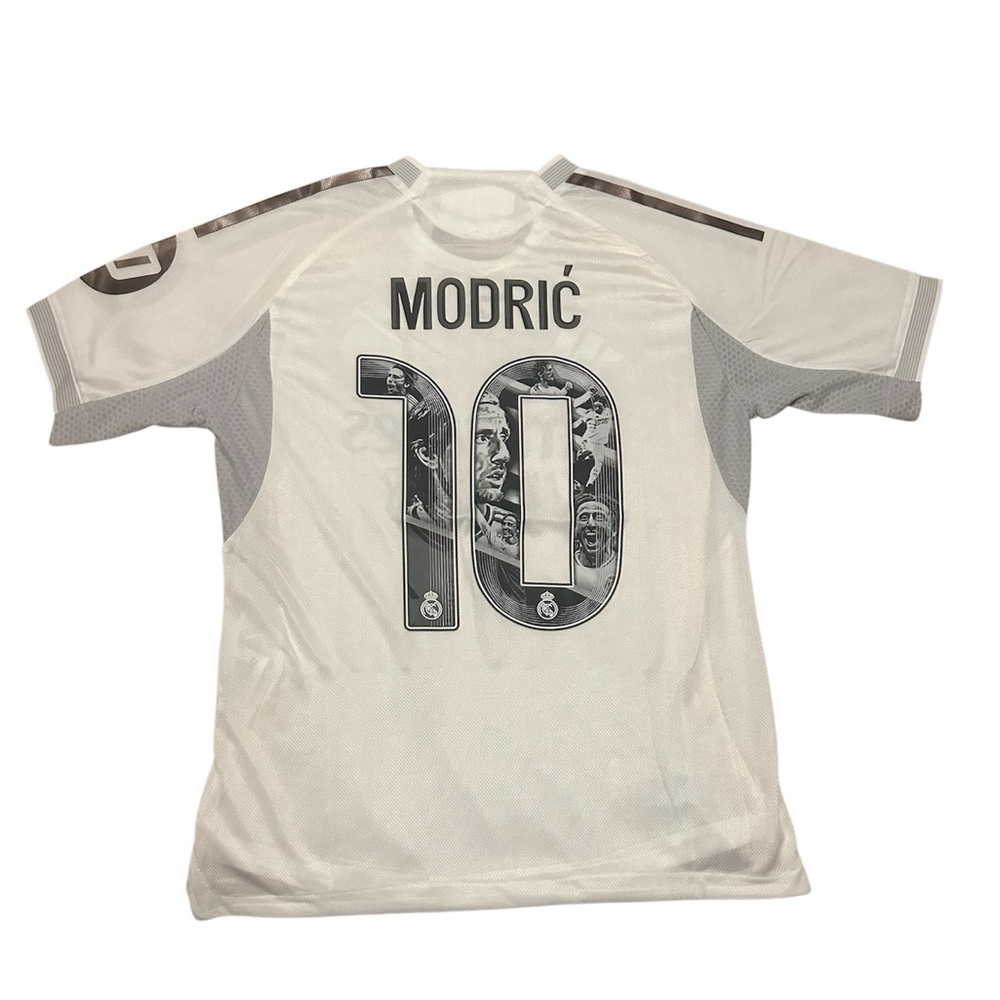 25/26 real madrid home special kit. Luka modric soccer football jersey. Heat rdy